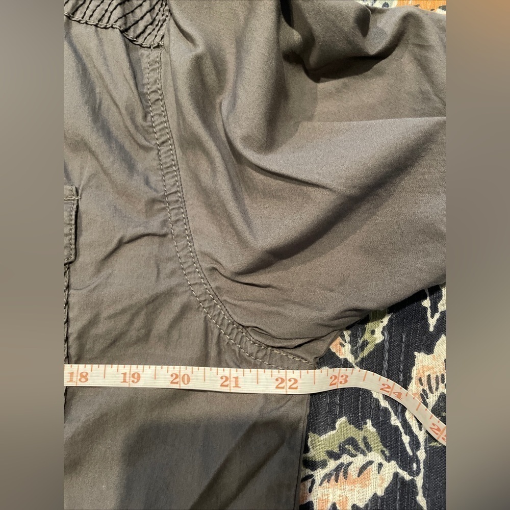 Black Jack Button Up Collared Cotton Shirt Size XL Gray Short Sleeve Pockets - Picture 12 of 12
